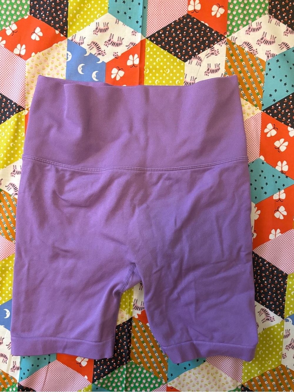 Purple Bike Shorts-Medium